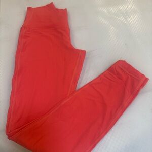 lululemon Coral-Red Leggings